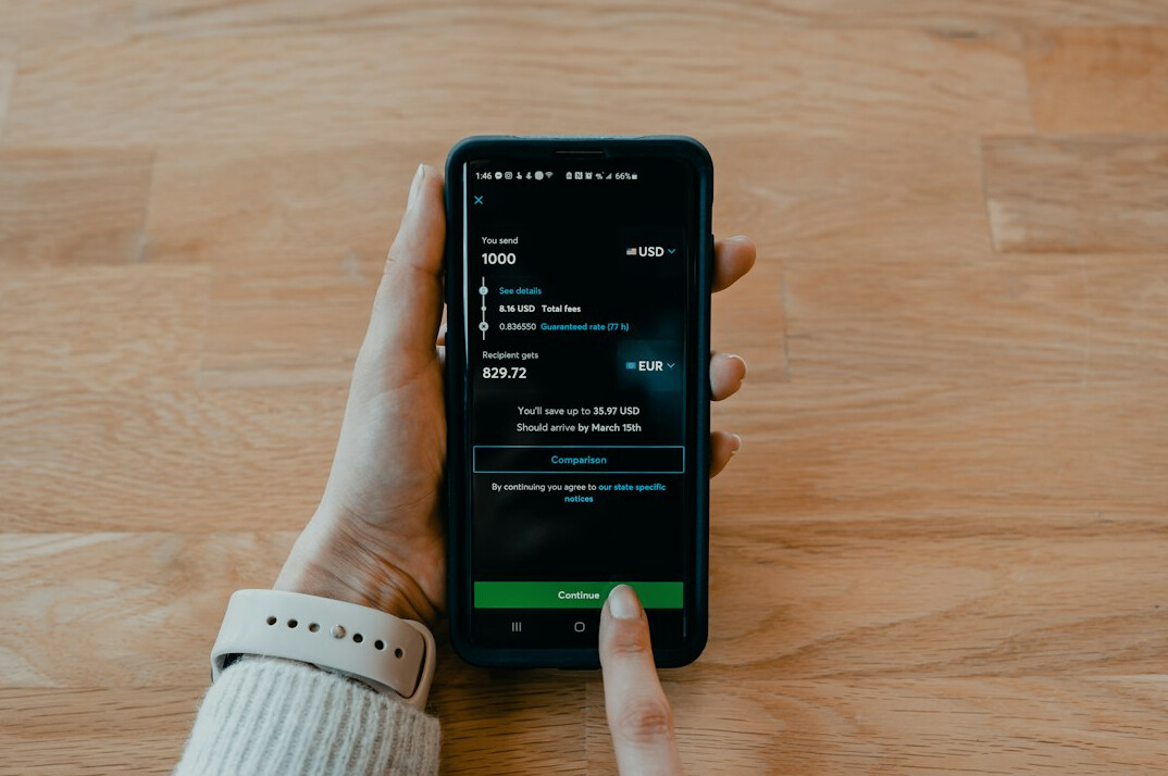 customer using insurance app
